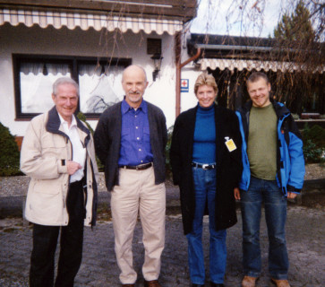 Elizabeth and Einar in Germany with friends