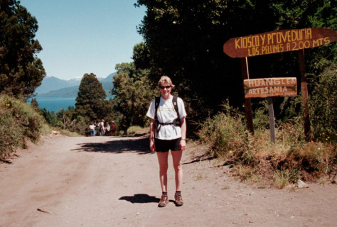 Elizabeth hiking in Argentina