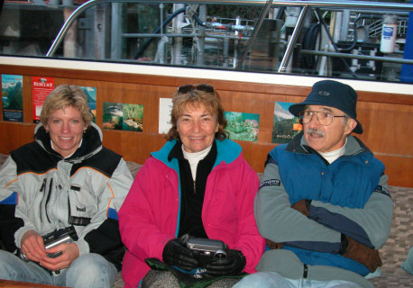 Elizabeth with Einar and wife Susana in New Zealand